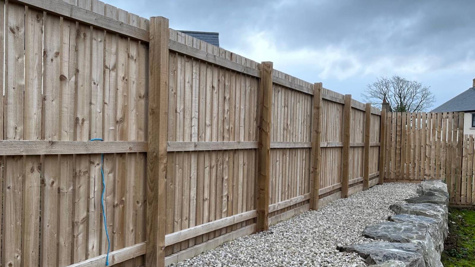 Fence repair work in Derby